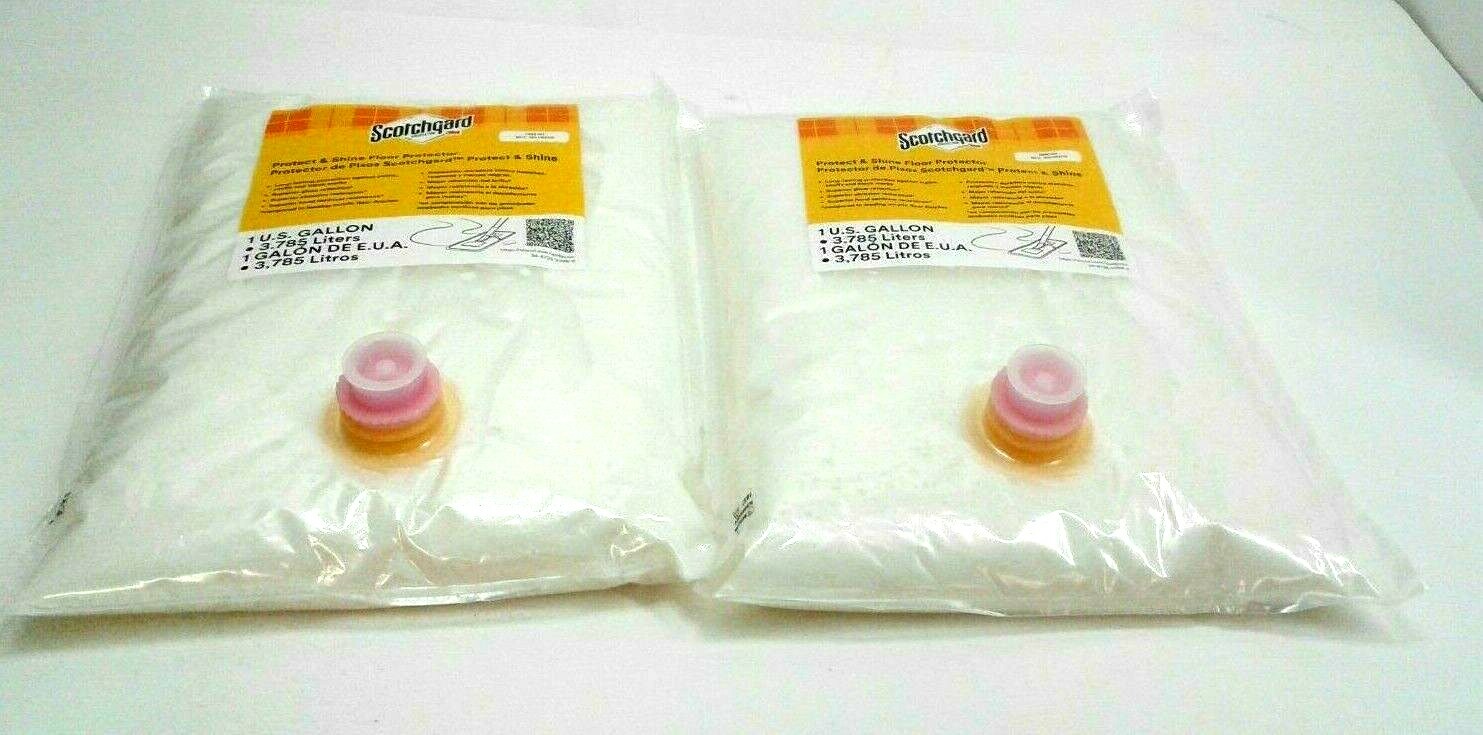 Scotchgard 75-0400-7400-9 Protect & Shine Floor Protector, Pk 2 (Each Bag 1 Gal)