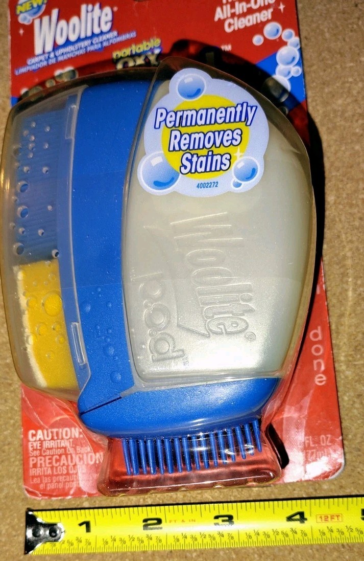 Woolite Portable Oxy Deep POD Carpet & Upholstery Cleaner W Scrubber Sealed Prop