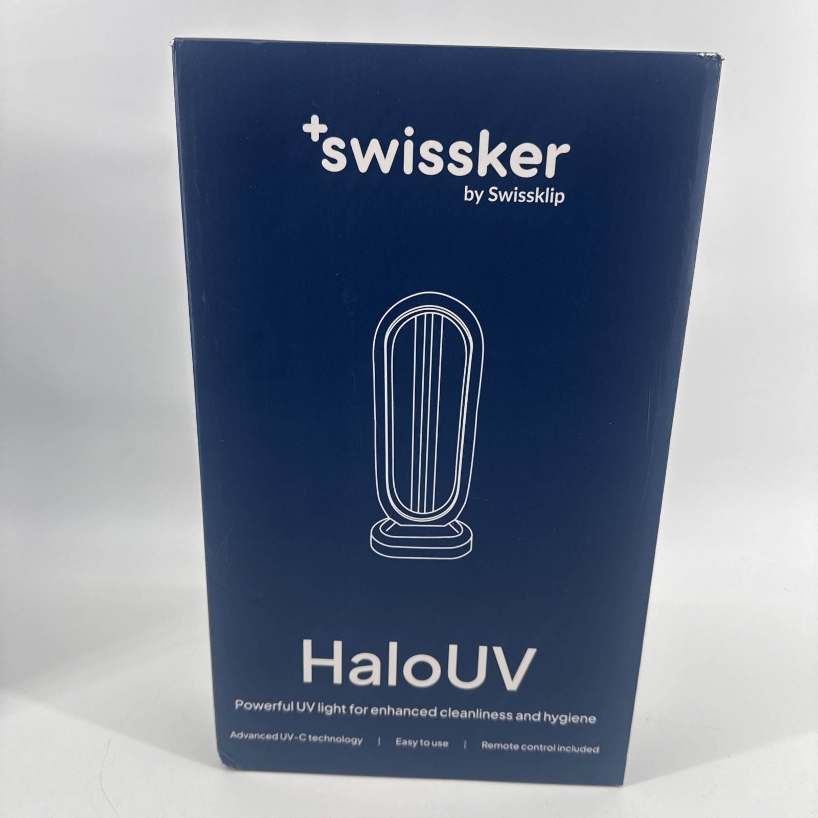 HaloUV Swissker by Swissklip Home Disinfection Device With Remote New Open Box