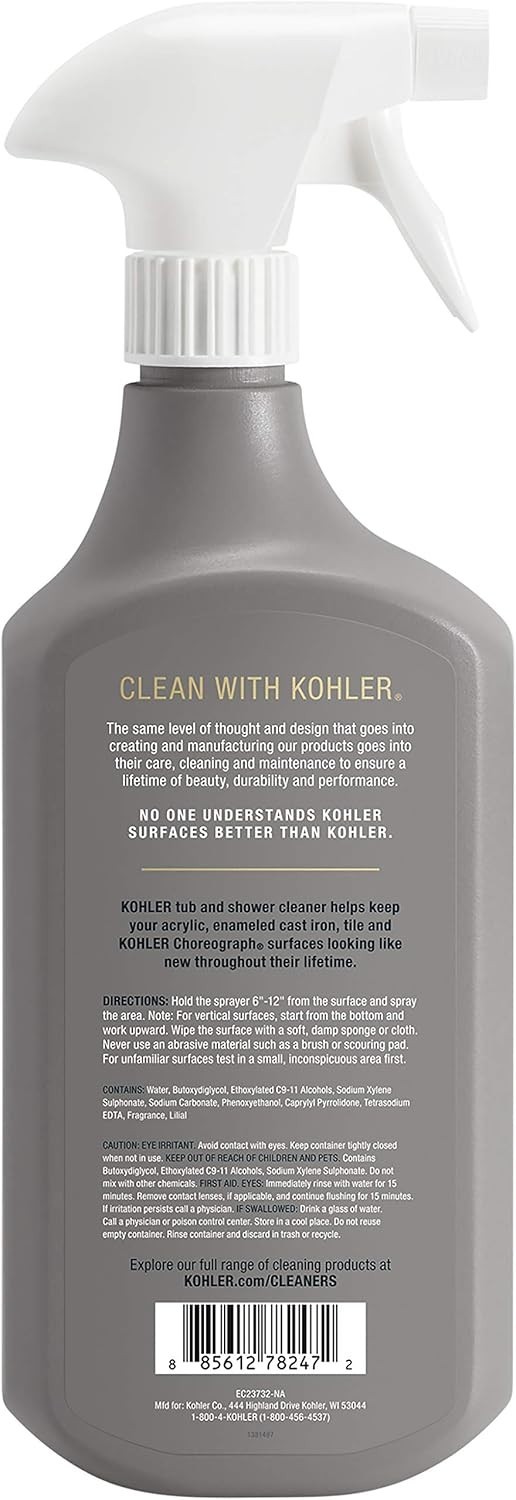 Natural Bathroom Cleaner 28 FL Oz – Fragrance Free & Food Safe for Peace of Mind