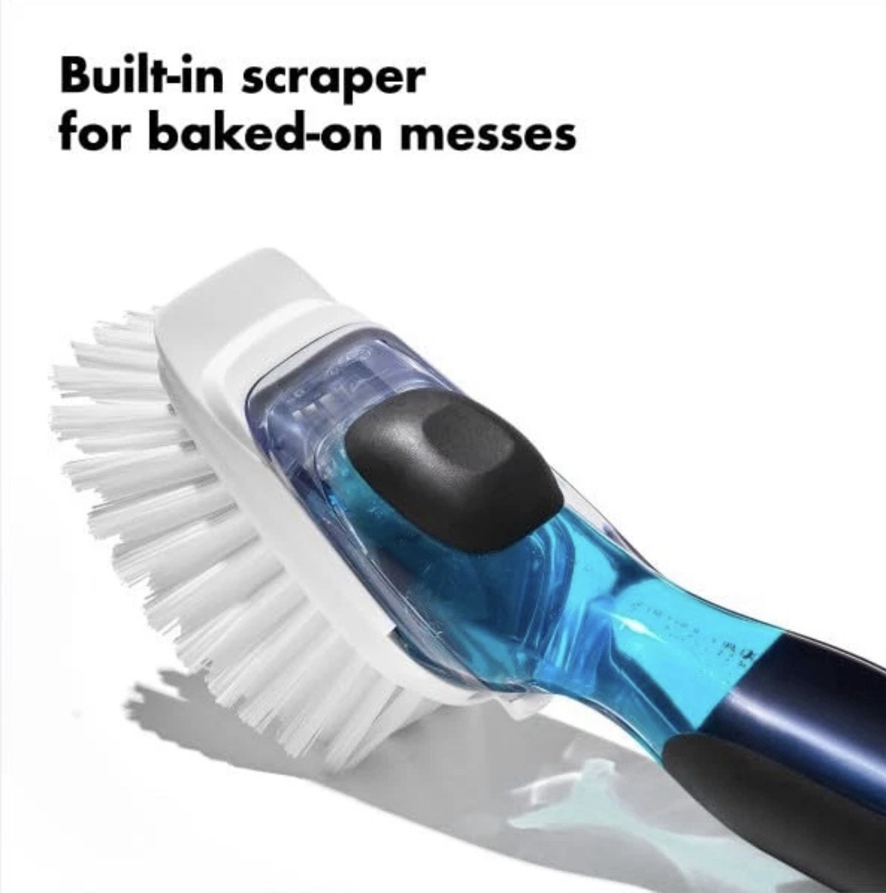 OXO Good Grips Soap Dispensing Dish Brush Kitchen Scrub Brush Dispenser NEW