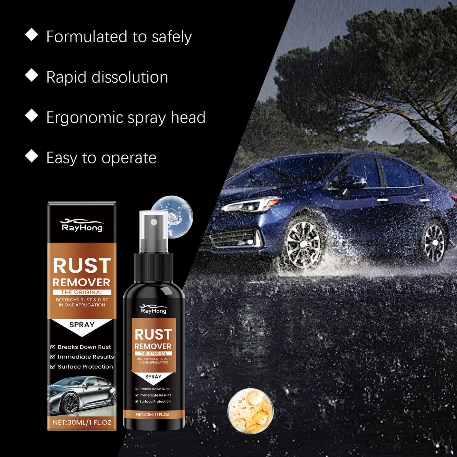 Nexa Rust Remover Spray, Rust Remover For Metal, Multipurpose Rust Stain Remover