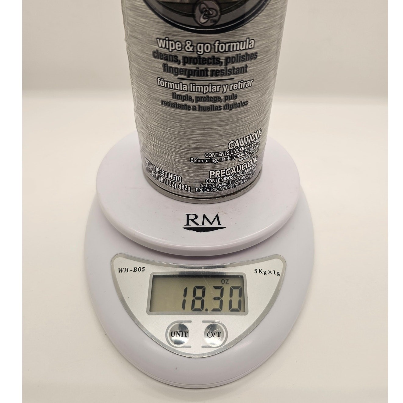 USED Magic Stainless Steel Cleaner Aerosol
