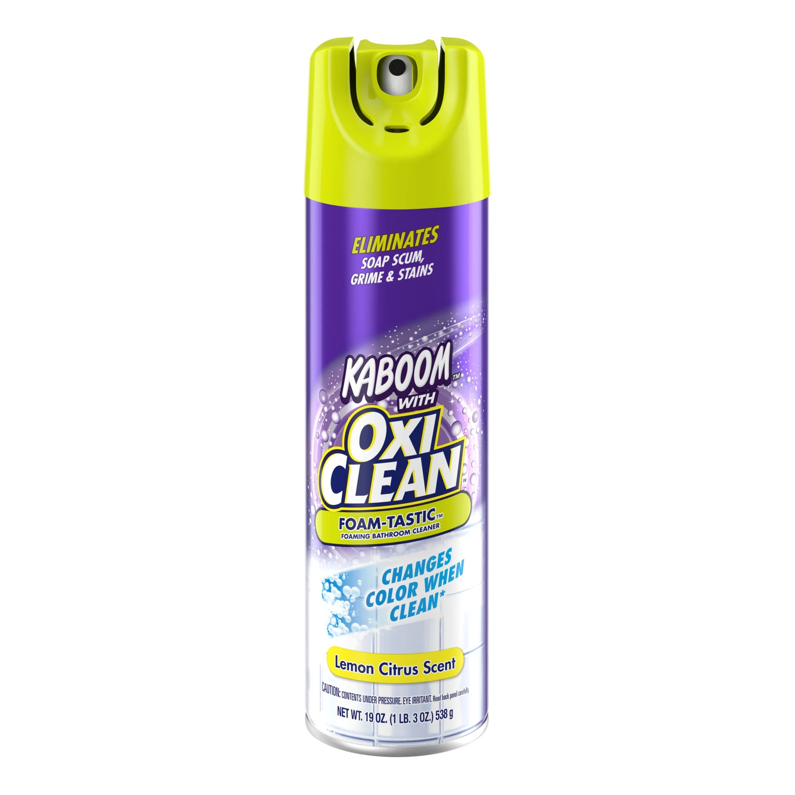 OxiClean Foam-Tastic Foaming Bathroom Cleaner, Removes Soap Scum, Grime & Stains