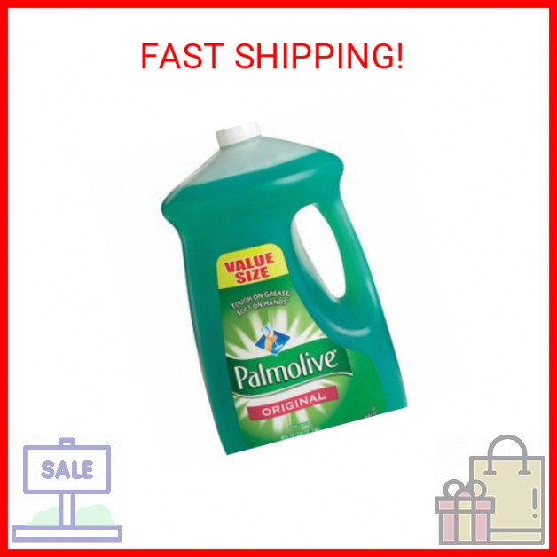 Palmolive Dishwashing Liquid, Original Scent, Green, 90oz Bottle.