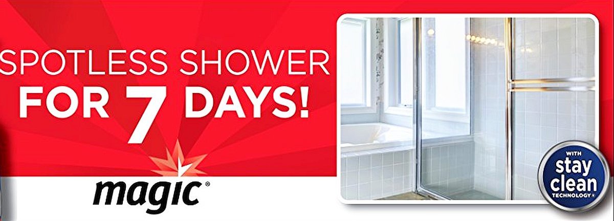 Shower Glass Mirror SPRAY CLEANER Anti Fog remove bathroom soap scum MAGIC 2716