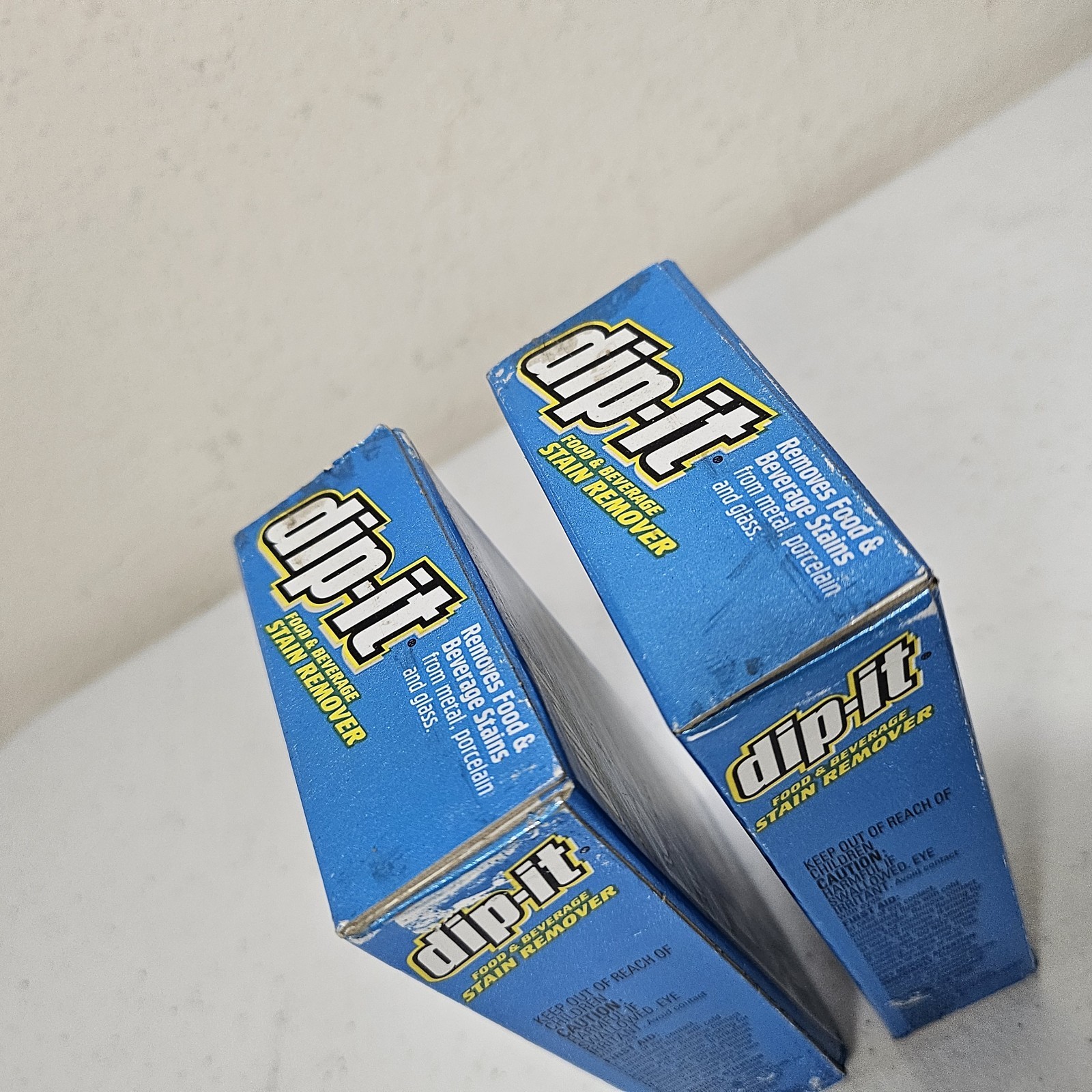(2) Dip-It Food And Beverage Stain Remover – Soft Powder (NOT HARDENED) NEW