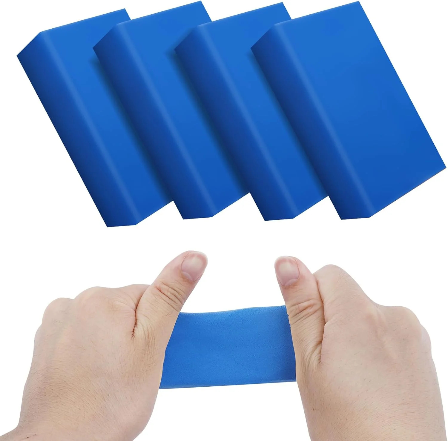 Car Clay Bar 4 Pack 400g, Premium Grade Clay Bars Auto Detailing Magic Clay Blue