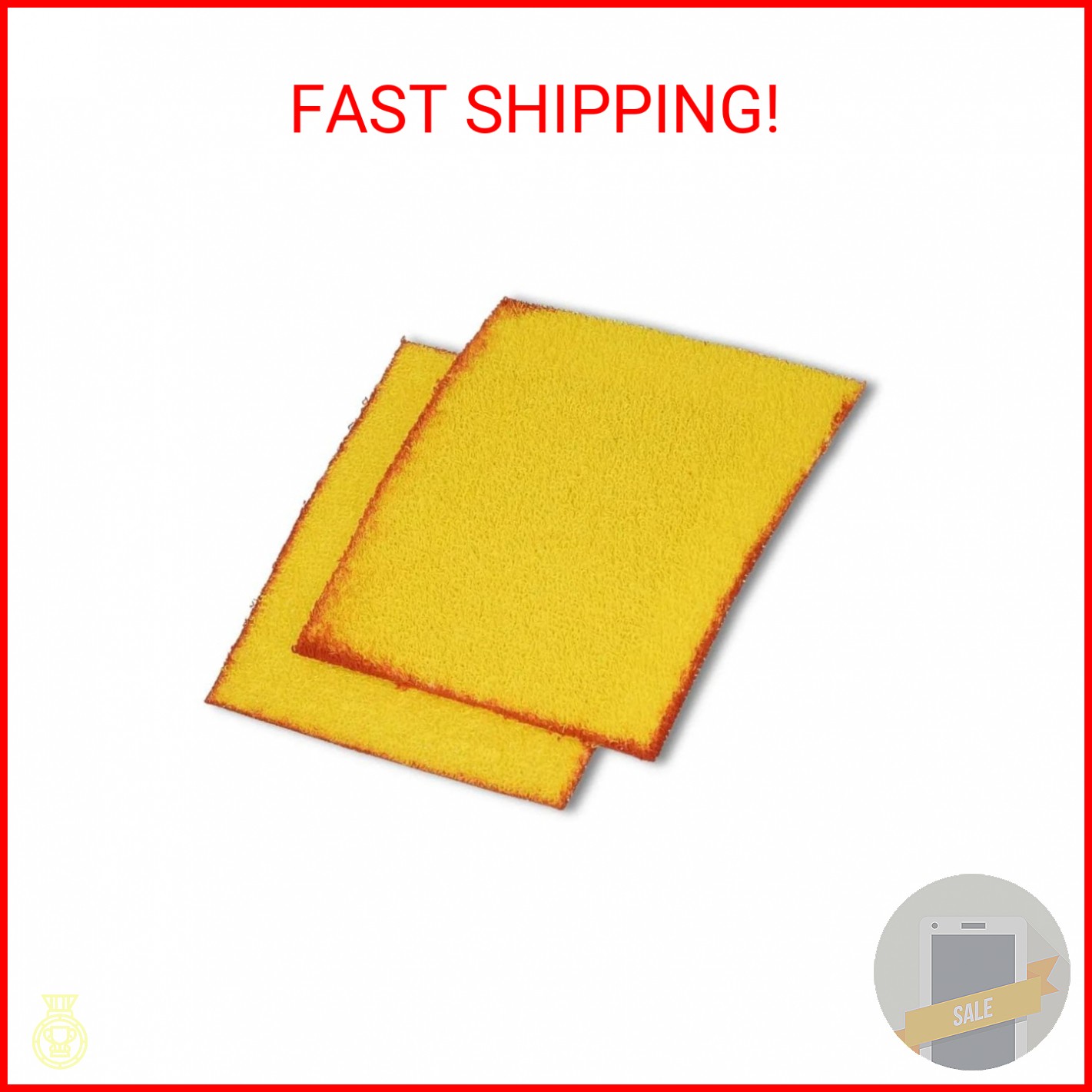 Chore Boy Golden Fleece Scrubbing Cloth, 2 Cloths per box