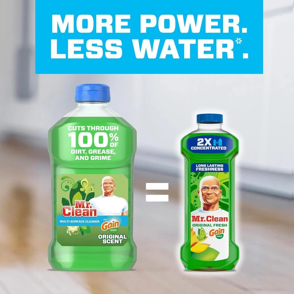 Mr. Clean 2X Concentrated Multi Surface Cleaner Gain Scent 41oz All Purpose
