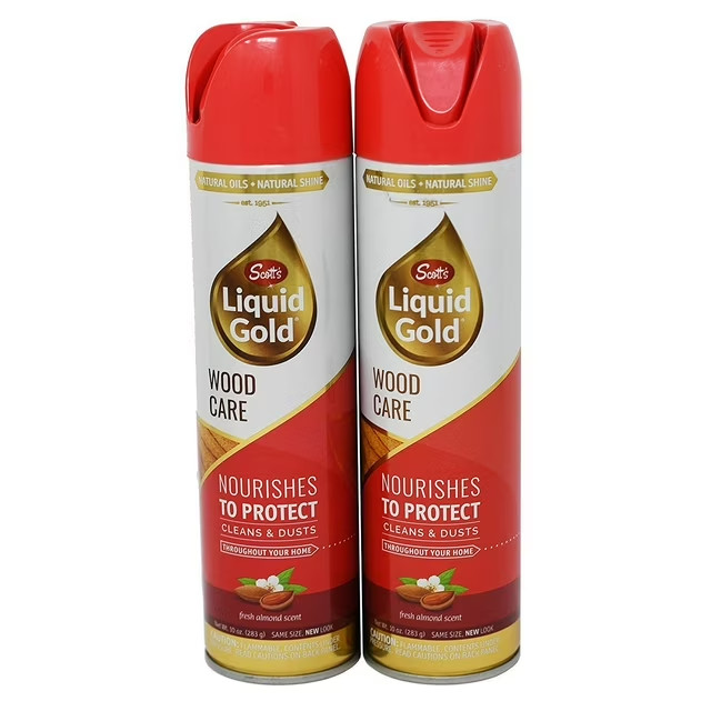 Scott’s Liquid Gold Wood Cleaner and Polish, 10 FL OZ (Pack Of 2)