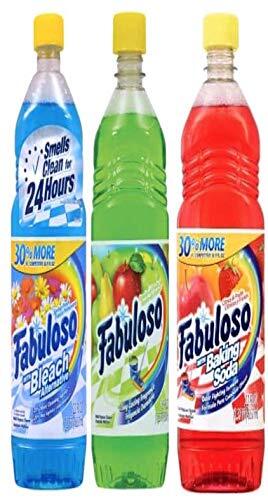 Fabuloso Multipurpose Cleaner Ocean Paradise 16.9 oz Pack of 3 Easy Grip Bottles