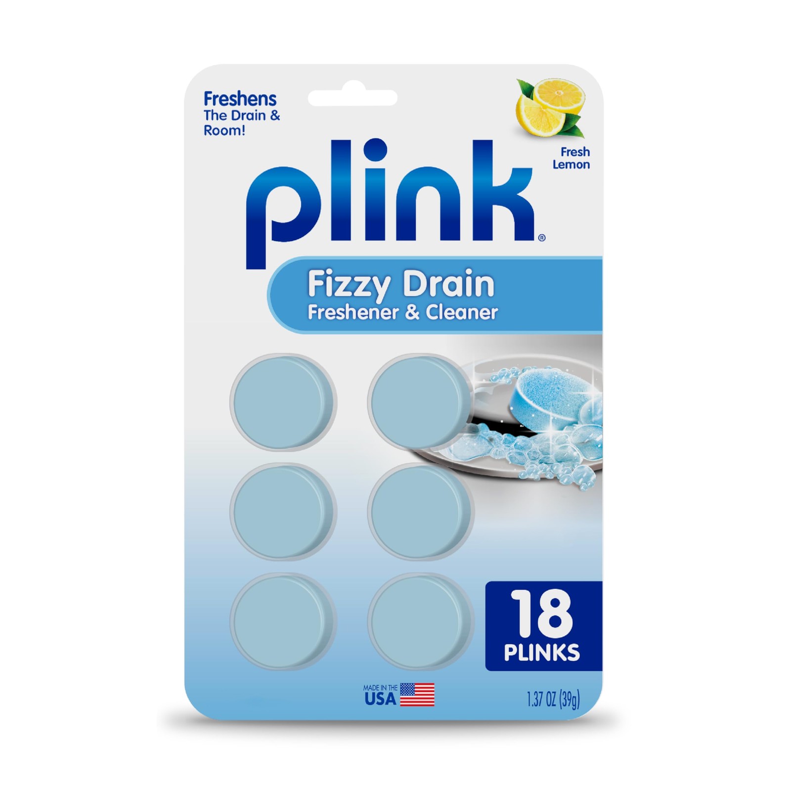 Fizzy Drain Freshener and Cleaner, Prevents Clog Buildup and Removes Sink Odo…