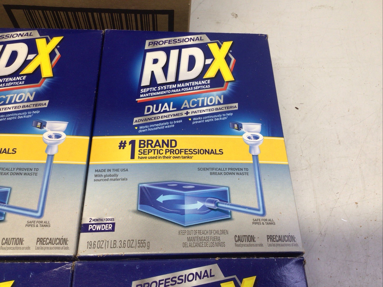 RID-X Septic Tank Treatment 12 Month Supply Of Powder 117.6 oz 100% Biobased