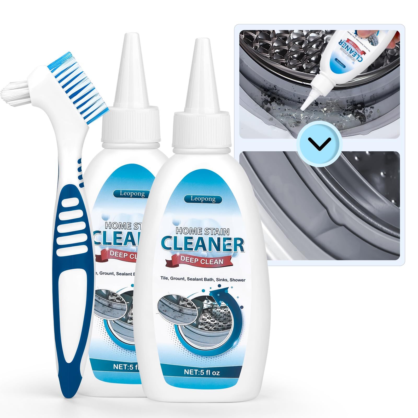 Home Cleaner Gel, Effective Cleaner for Washing Machine, Refrigerator Strips,…