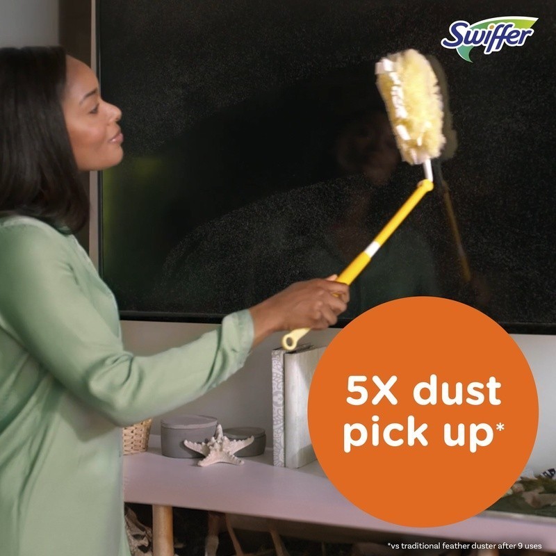 Extendable Duster Starter Kit W/ 3 Heavy Duty Refills 360 Degree Cleaning Tool