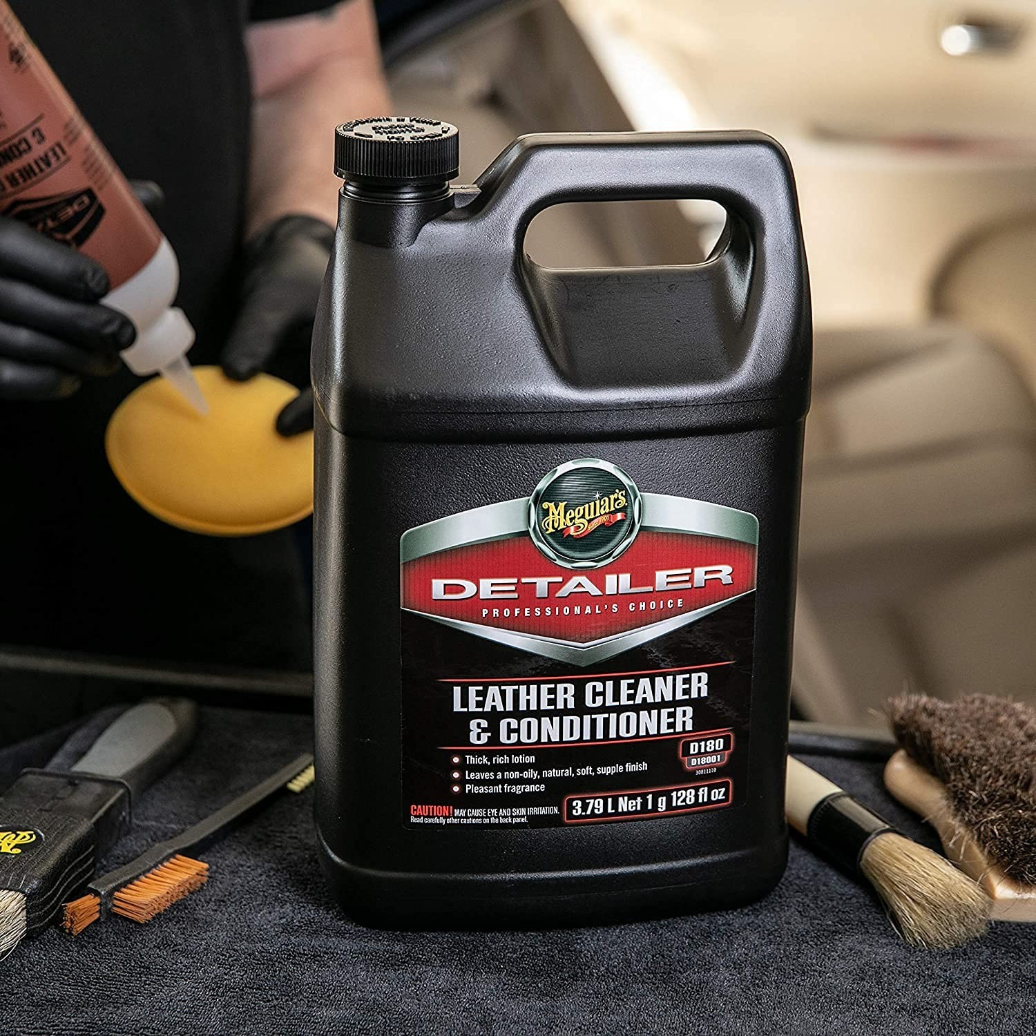 1 Gallon Meguiar’s Leather Cleaner & Conditioner – Restore Your Car’s Interior