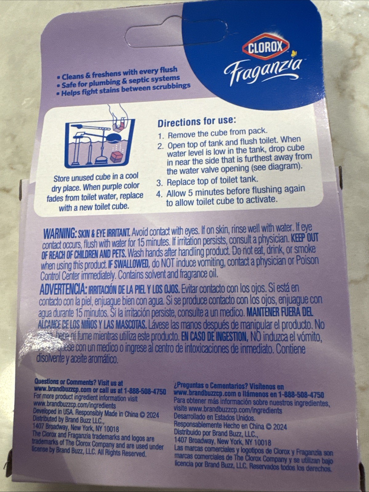 🔥lot 12 Clorox Automatic Toilet Bowl Cleaner Lavender Bleach Free 6 Boxes 2 Ea