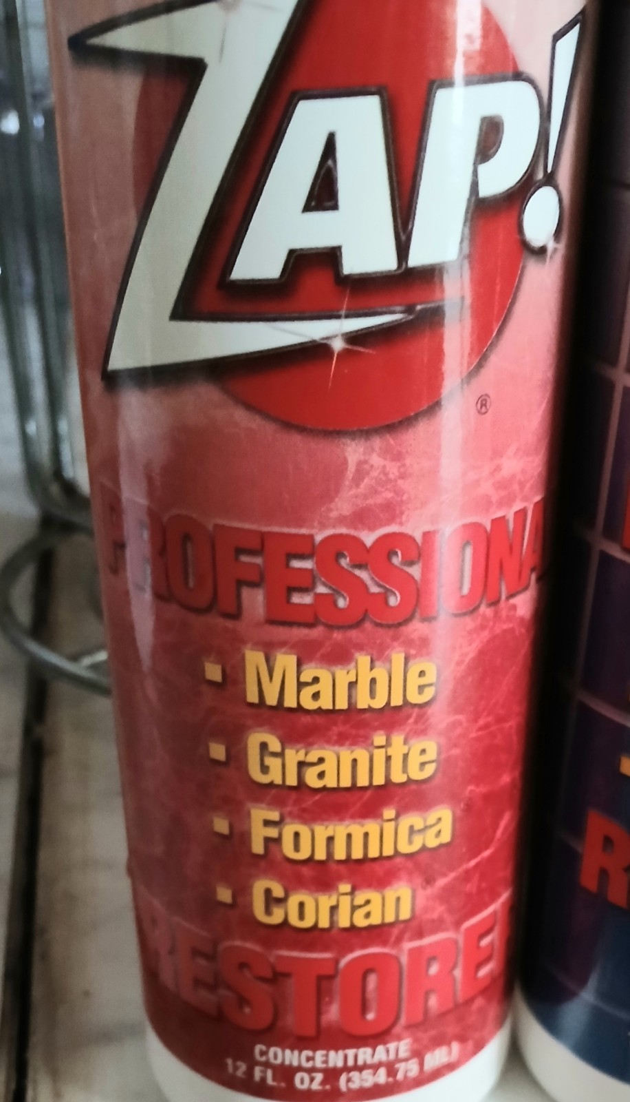 ZAP! Professional Tile Grout Cleaners Restorers New 3 Piece 12 oz Each