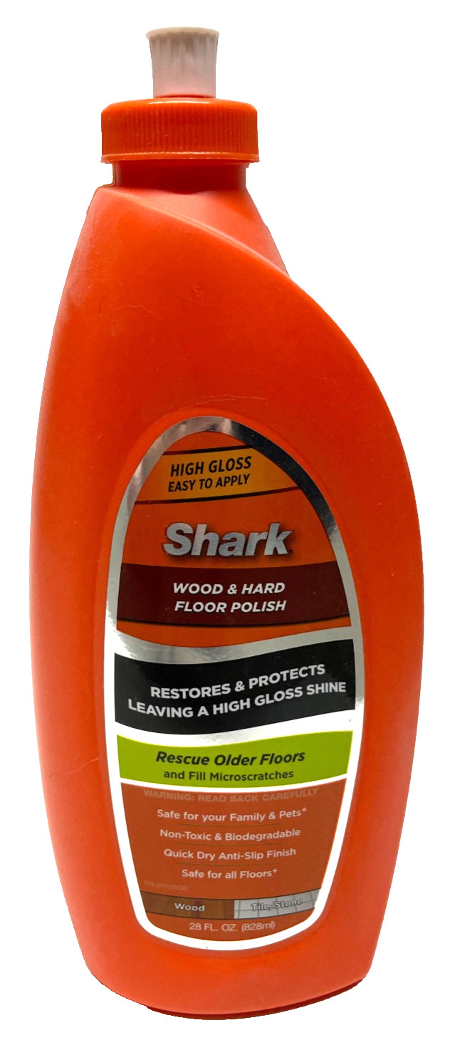 SHARK Wood & Hard Floor Polish 28oz High Gloss Restores & Protects – Brand New