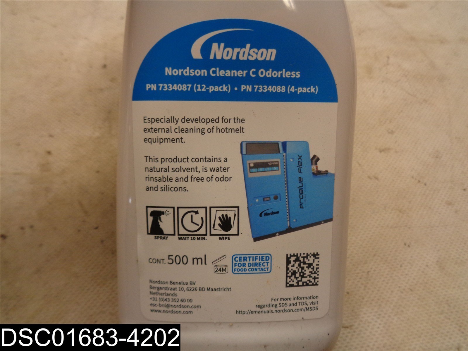 QTY=500ml Nordson Cleaner C Odorless