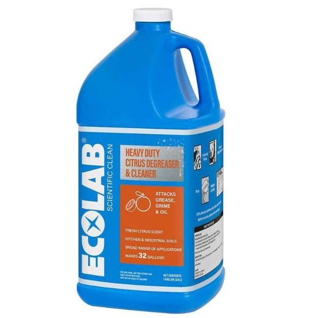 Heavy Duty Citrus Degreaser – Powerful All Purpose Grease & Grime Cleaner, 1 Gal