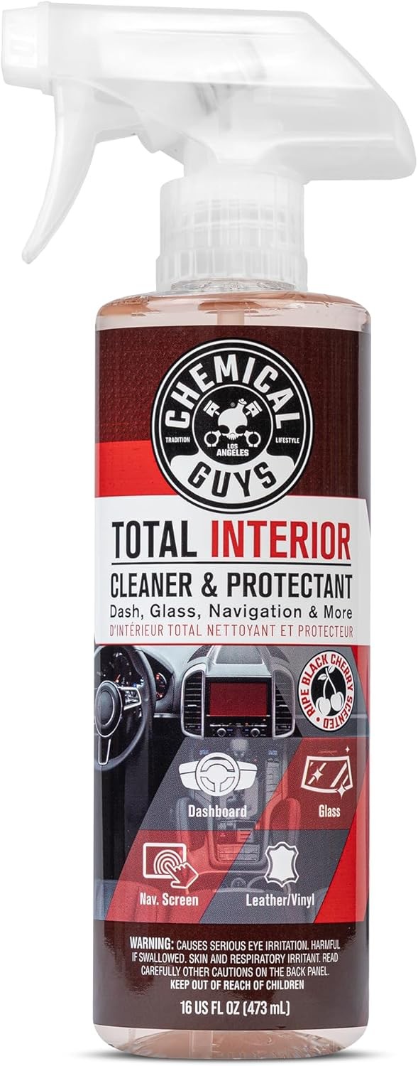 Chemical Guys Total Interior Cleaner & Protectant – Black Cherry, Car Cleaning S