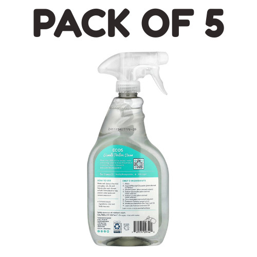 ECOS® Plant Powered Bathroom Cleaner – Tea Tree – 22 fl oz (650 ml) – Pack of 5