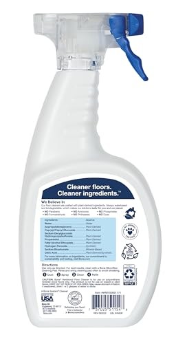 Bona Hardwood Floor Cleaner Spray, 32 Fl Oz (Pack of 1), Original Formula