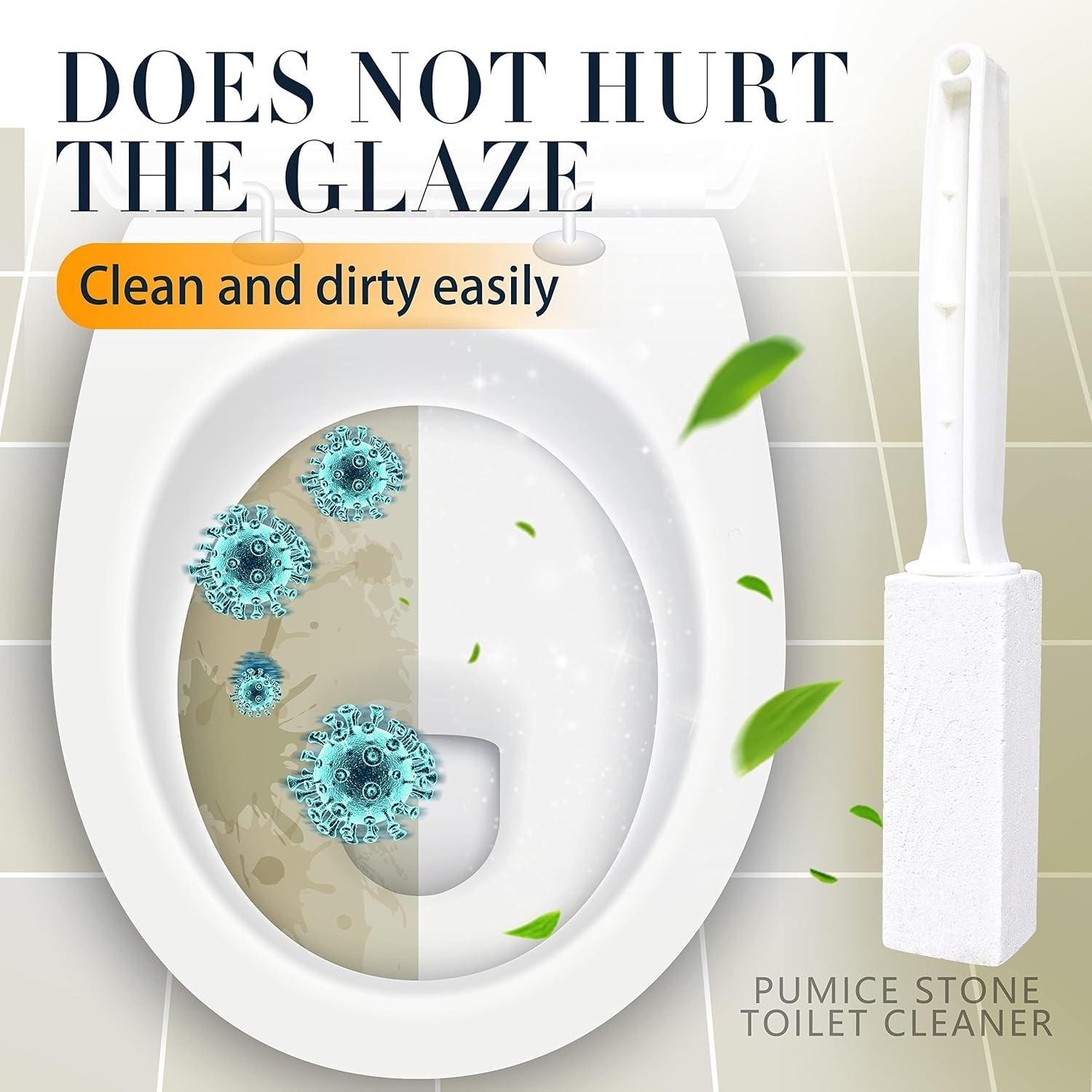Hard Water Stain Remover Toilet Cleaner 2-Pack