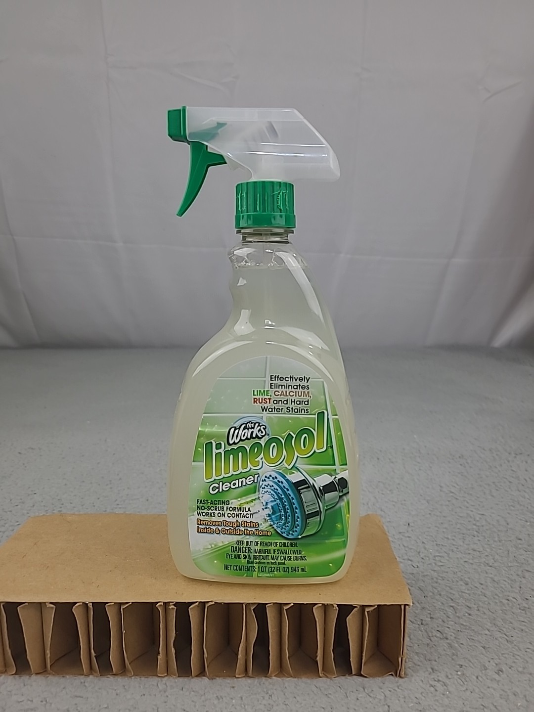 1x The Works LIMEOSOL Cleaner Original Formula Lime Calcium Rust Hard Water
