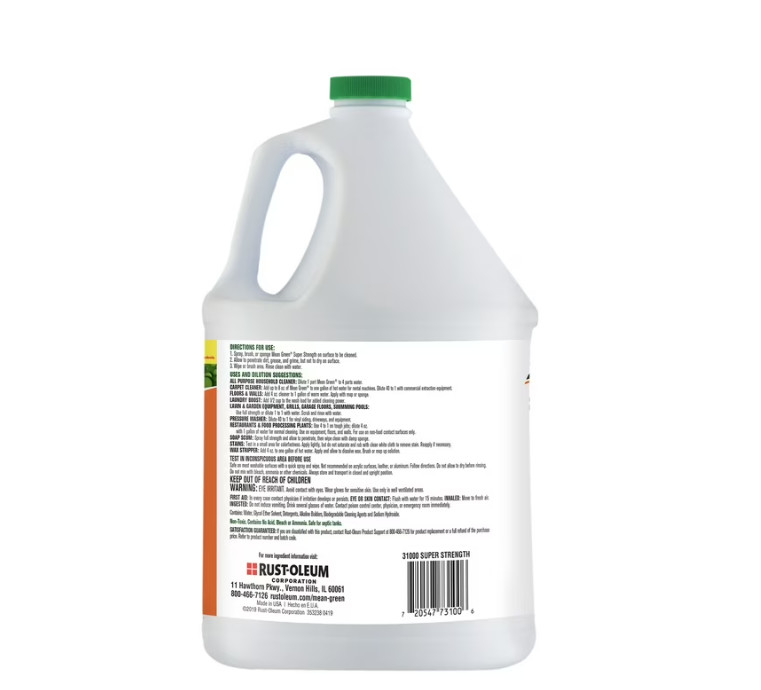 Mean Green Super Strength Cleaner & Degreaser Concentrated Formula, 1 gal, 2pack