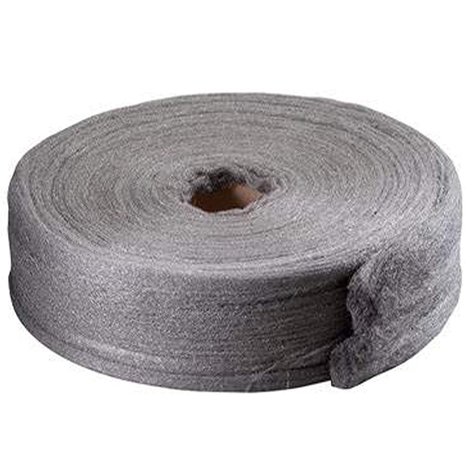 Grade 0000 Steel Wool 5Lb Steel Wool Roll for Cleaning, Remove Rust, Buffing