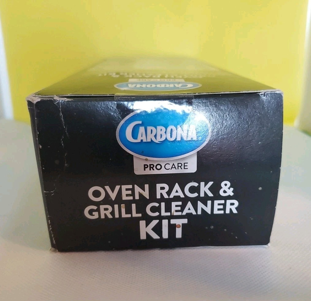 CARBONA Pro Care Oven Rack & Grill Cleaner Kit 16.8 Fl oz ea NOS SEALED BOX