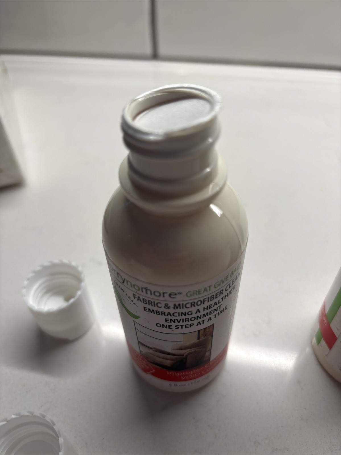 NEW WORRYNOMORE Fabric & Leather Cleaner-new Open Box Seal Is Broken See Picture
