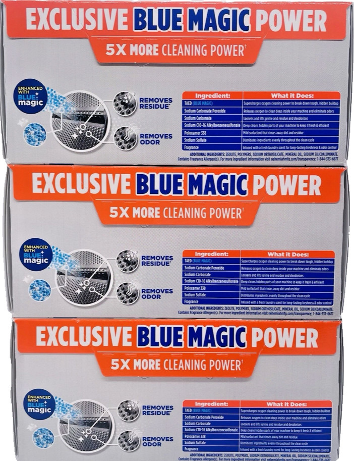 Tide Washing Machine Cleaner with Oxi, Odor Eliminator-6 Ct x 3 Pack=18 Pouches