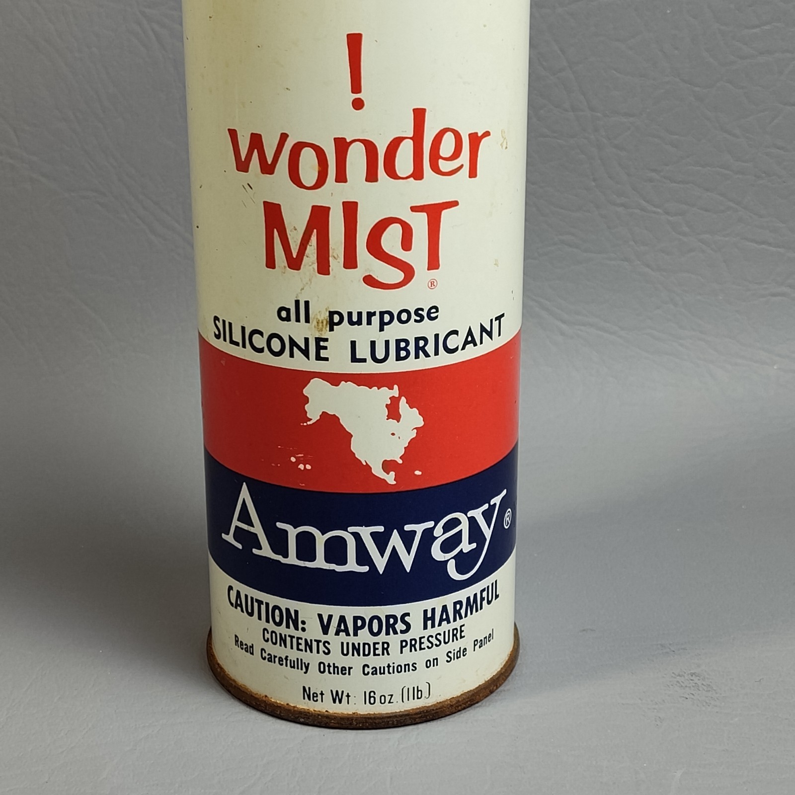 Vintage 1968 Amway Wonder Mist Silicone Spray 16 oz WORKS USED RARE Movie Prop