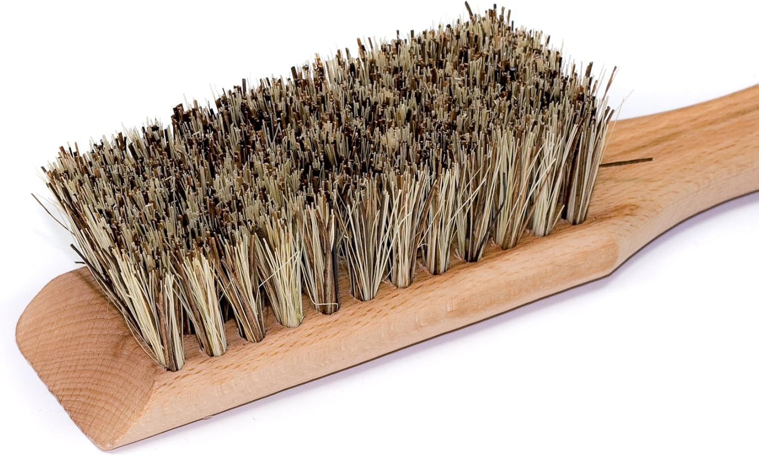 Union Fiber Garden Tool Brush with Oiled Beechwood Handle, 11-1/2-Inches – Clean