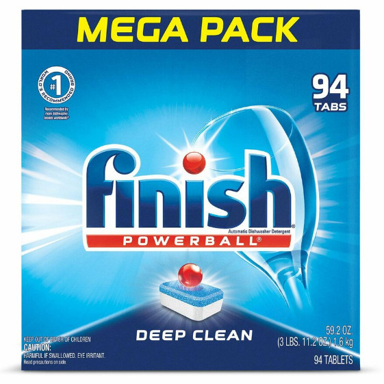 Finish 97330 Powerball Dishwasher Detergent Tabs Fresh Scent 94 Count Box Single