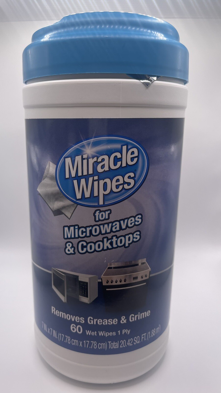 Miracle Brand PREMIUM Ceramic Glass Cook Top Ranges Microwaves CLEANER 60 Wipes