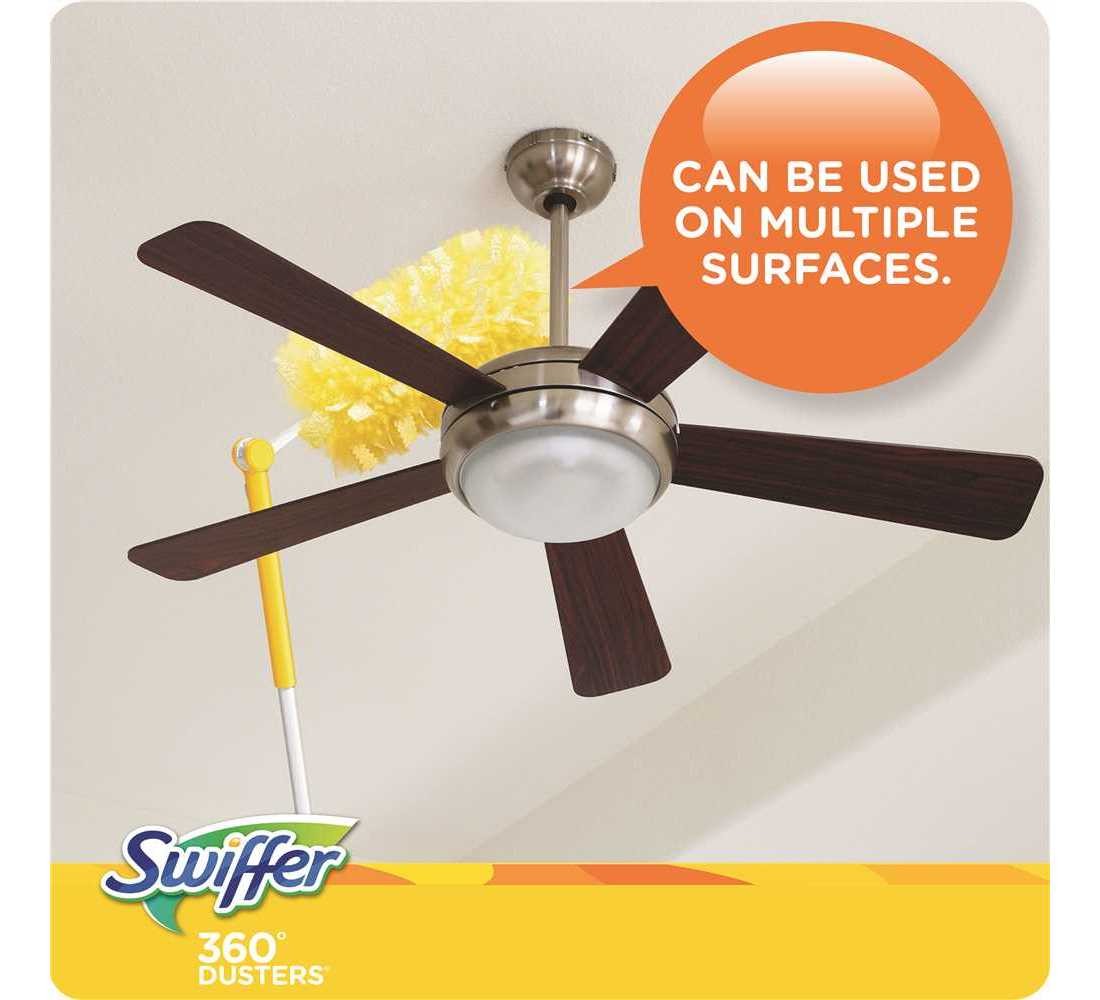 SWIFFER 003700016944 360-Degree Unscented Disposable Duster Refill – pack of 6