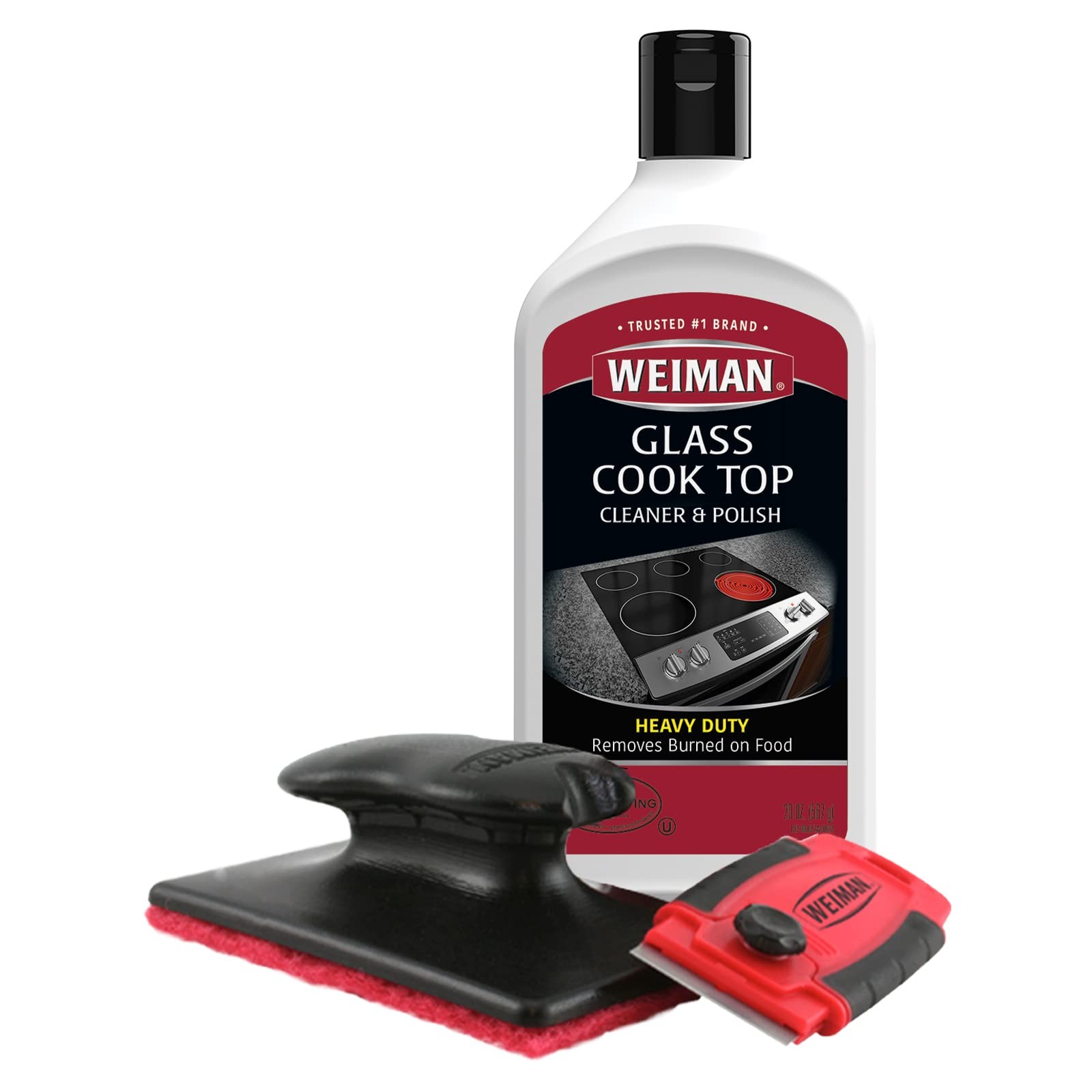 Cooktop Stove Top and Oven Cleaner Kit Kitchen Cleaner Cream