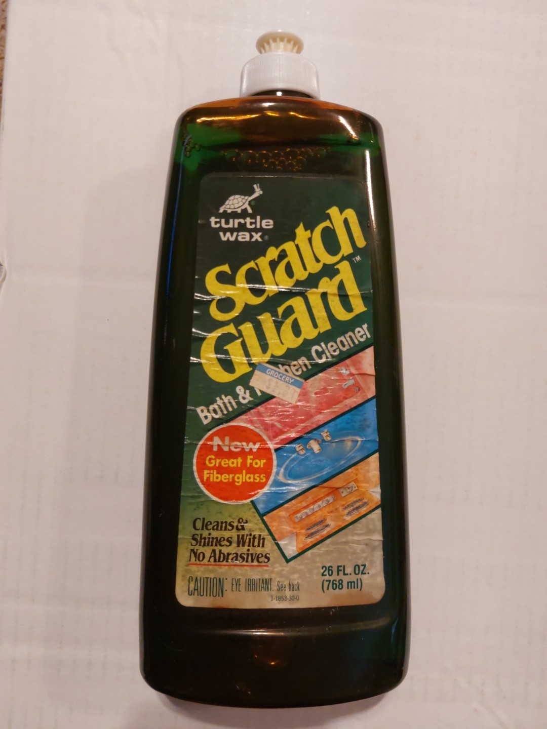 Turtle Wax Scratch Guard Non-Abrasive Bath & Kitchen Cleaner 26 fl oz HTF FULL