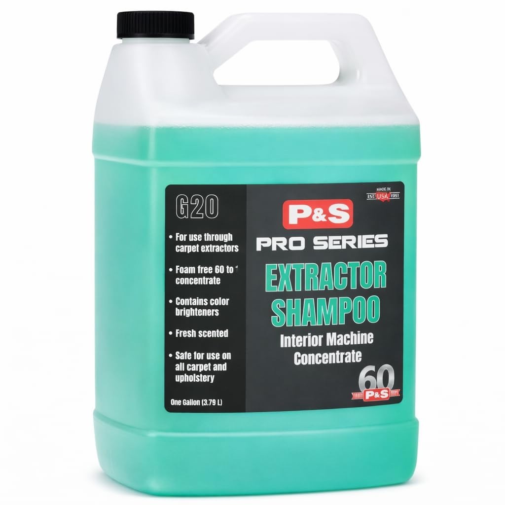 Foam-Free Carpet & Upholstery Cleaner – 60:1 Concentrate, pH Balanced, 1 Gallon