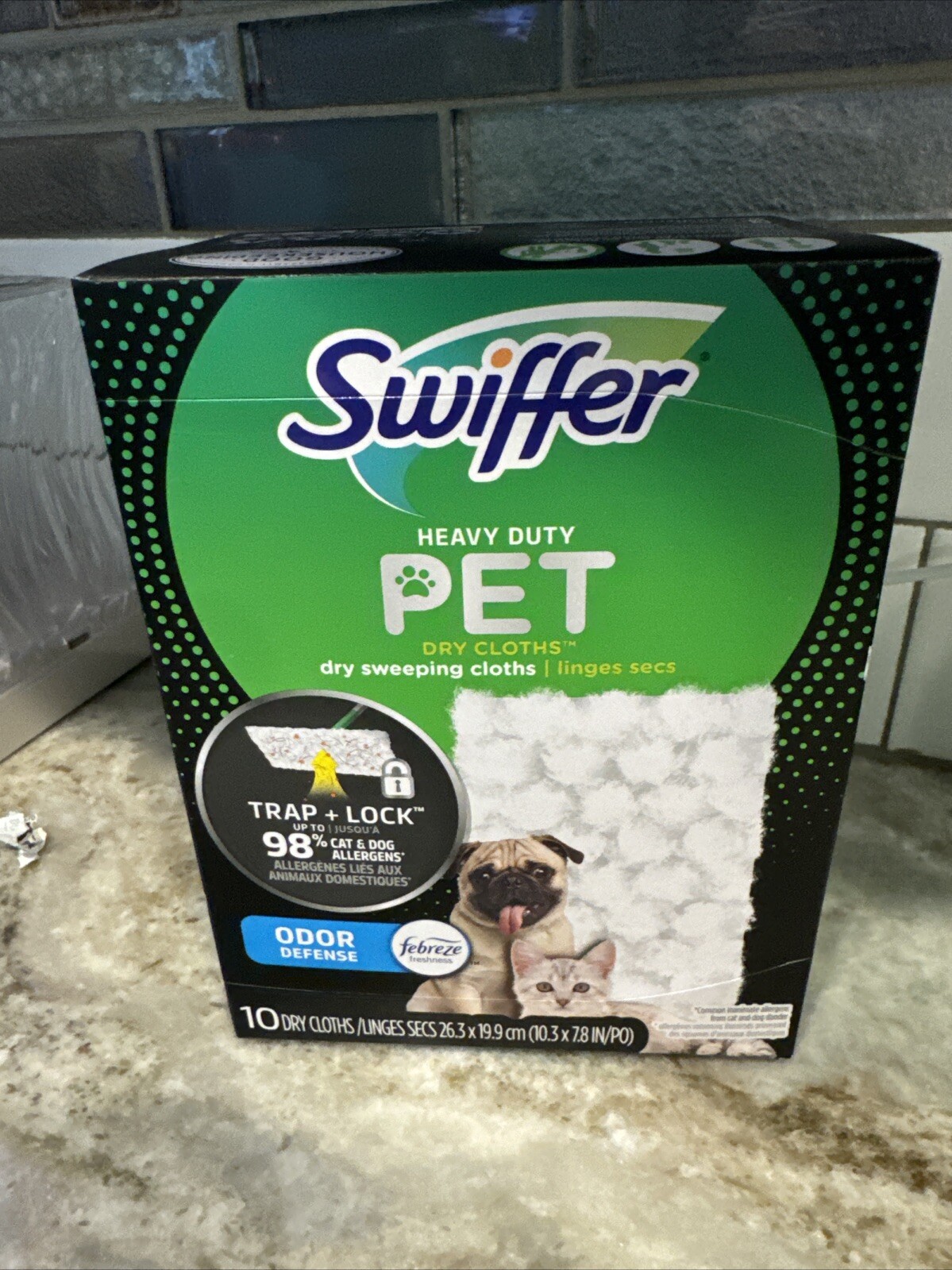 Swiffer Sweeper Pet Heavy Duty Dry Multi Surface Cloth Refills Febreze