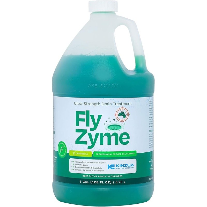 Fruit Fly Eliminator Enzyme Drain Cleaner Gel Safe Organic Remover Kitchen Bar