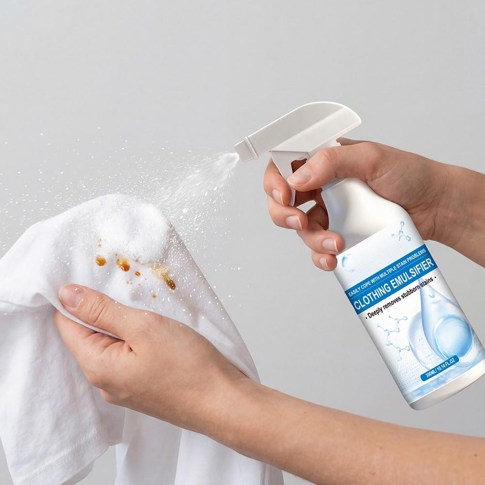 Clothing Emulsifier, Fly Cloth Cleanse Clothing Emulsifier StainRemover Spray