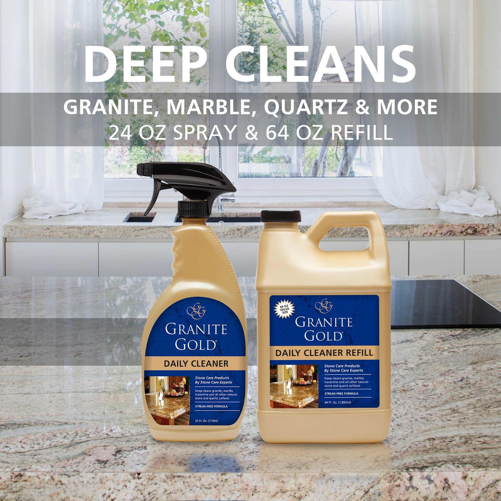 Daily Cleaner Citrus Scent 88 fl oz 2 Count Spray & Refill