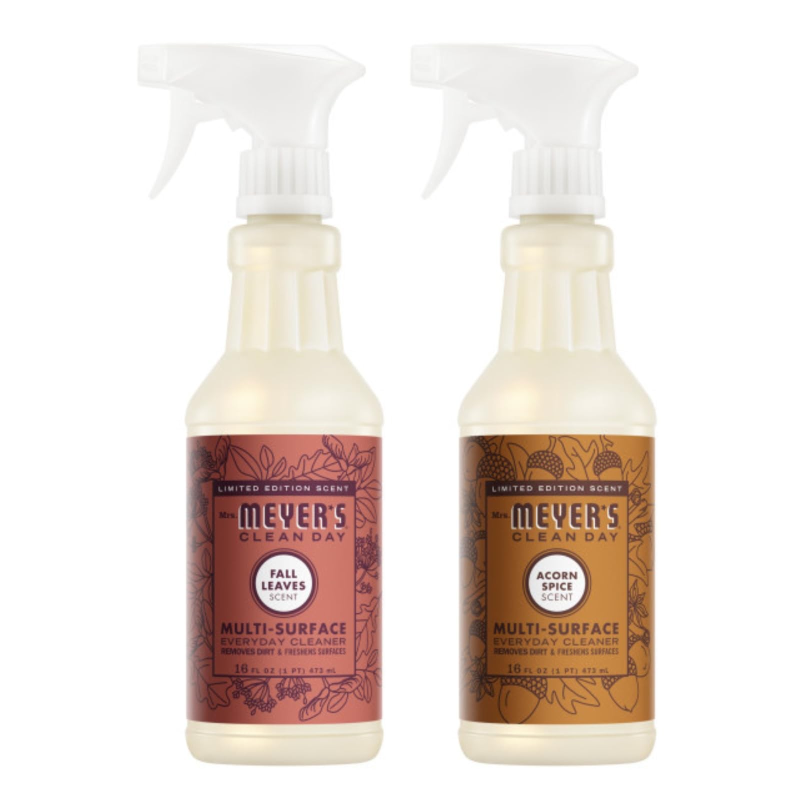 CLEAN DAY Multi-Surface Cleaner 2 Pack Variety, 16 OZ Each, 1 CT (Acorn Spice…