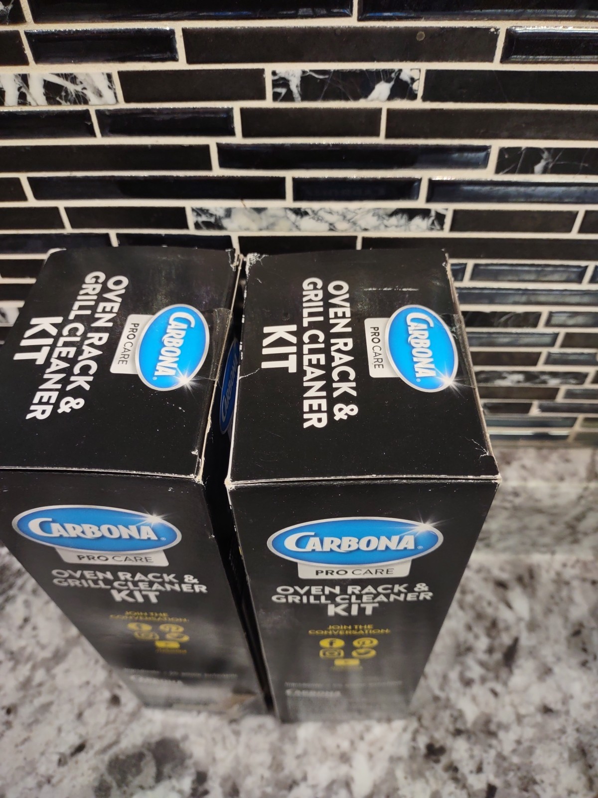 Qty. 2 Carbona Pro Care Oven Rack & Grill Cleaner Kit 16.8OZ